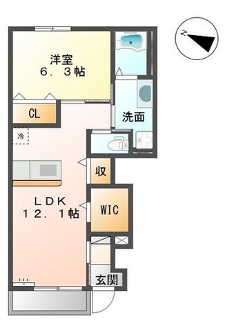間取図 指宿枕崎線/谷山駅 徒歩31分 1階 築9年