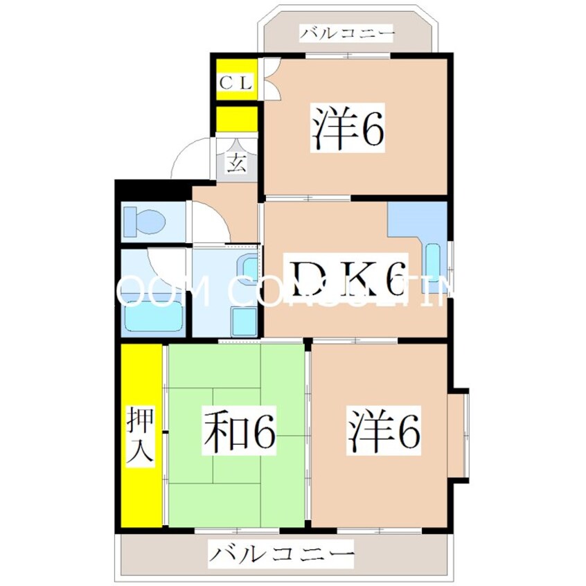 間取図 Jヒルズ吉野