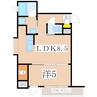 さくらヒルズきしゃば 1LDKの間取り