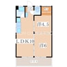 村野コーポ 2LDKの間取り