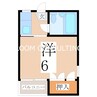 高麗グリーンマンション 1Kの間取り