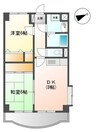 鹿児島本線/鹿児島中央駅 徒歩9分 4階 築27年 2DKの間取り