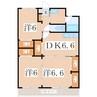 ウェーブヒルズ 3DKの間取り