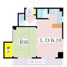 指宿枕崎線/谷山駅 徒歩6分 3階 築31年 1LDKの間取り