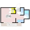 鹿児島市電１系統/鴨池駅 徒歩4分 5階 築37年 1Kの間取り
