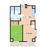 CASA GOU 2DKの間取り