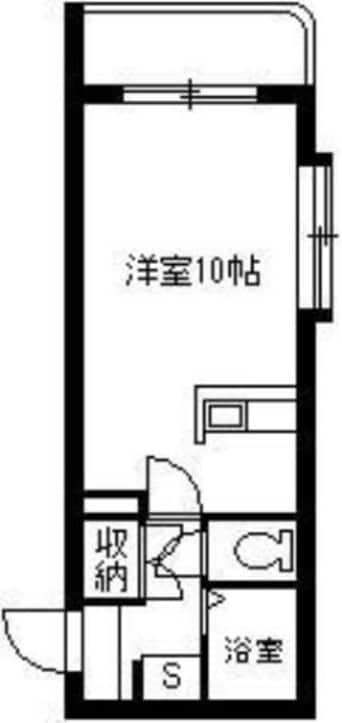 間取図 鹿児島市電１系統/荒田八幡駅 徒歩2分 1階 築28年