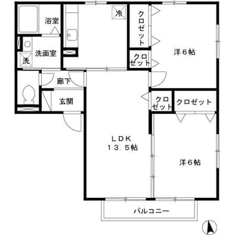 間取図 125/加世田 2階 築17年