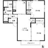 2階 築17年 2LDKの間取り