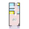 Ｔビル 1Kの間取り