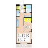 セーラス城山町 1LDKの間取り