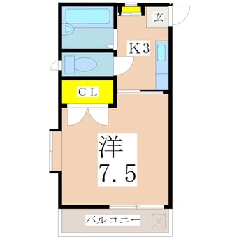 間取図 ミキコーポ