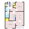 指宿枕崎線/二月田駅 徒歩14分 2階 築16年 2LDKの間取り