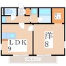 指宿枕崎線/慈眼寺駅 徒歩19分 4階 築13年 1LDKの間取り