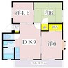 指宿枕崎線/谷山駅 徒歩26分 2階 築34年 3DKの間取り