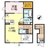 鹿児島市電１系統/笹貫駅 徒歩9分 1-2階 築9年 1LDKの間取り