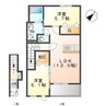 指宿枕崎線/谷山駅 徒歩43分 2階 建築中 2LDKの間取り