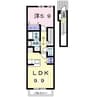 指宿枕崎線/宇宿駅 徒歩27分 2階 築19年 1LDKの間取り