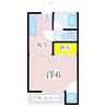 指宿枕崎線/坂之上駅 徒歩8分 2階 築42年 1Kの間取り