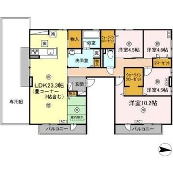 間取図 指宿枕崎線/谷山駅 徒歩16分 1階 建築中