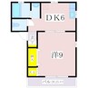 指宿枕崎線/慈眼寺駅 徒歩7分 2階 築28年 1DKの間取り