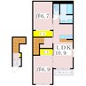 指宿枕崎線/慈眼寺駅 徒歩7分 2階 築10年 2LDKの間取り