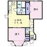 指宿枕崎線/宇宿駅 バス:11分:停歩3分 1階 築26年 2LDKの間取り