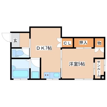 間取図 川原園ビル