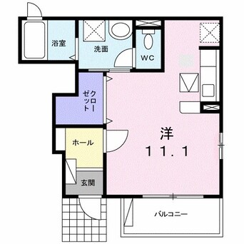 間取図 指宿枕崎線/坂之上駅 徒歩1分 1階 築15年