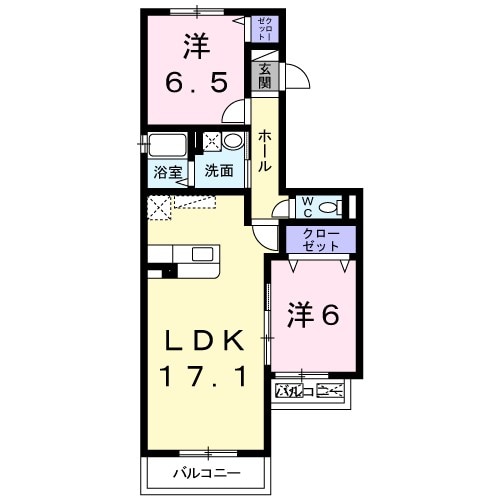 間取り図 指宿枕崎線/宇宿駅 徒歩33分 1階 築11年