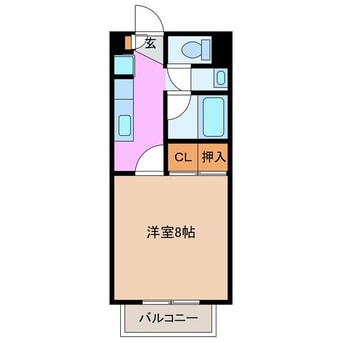 間取図 エクセルハイムD