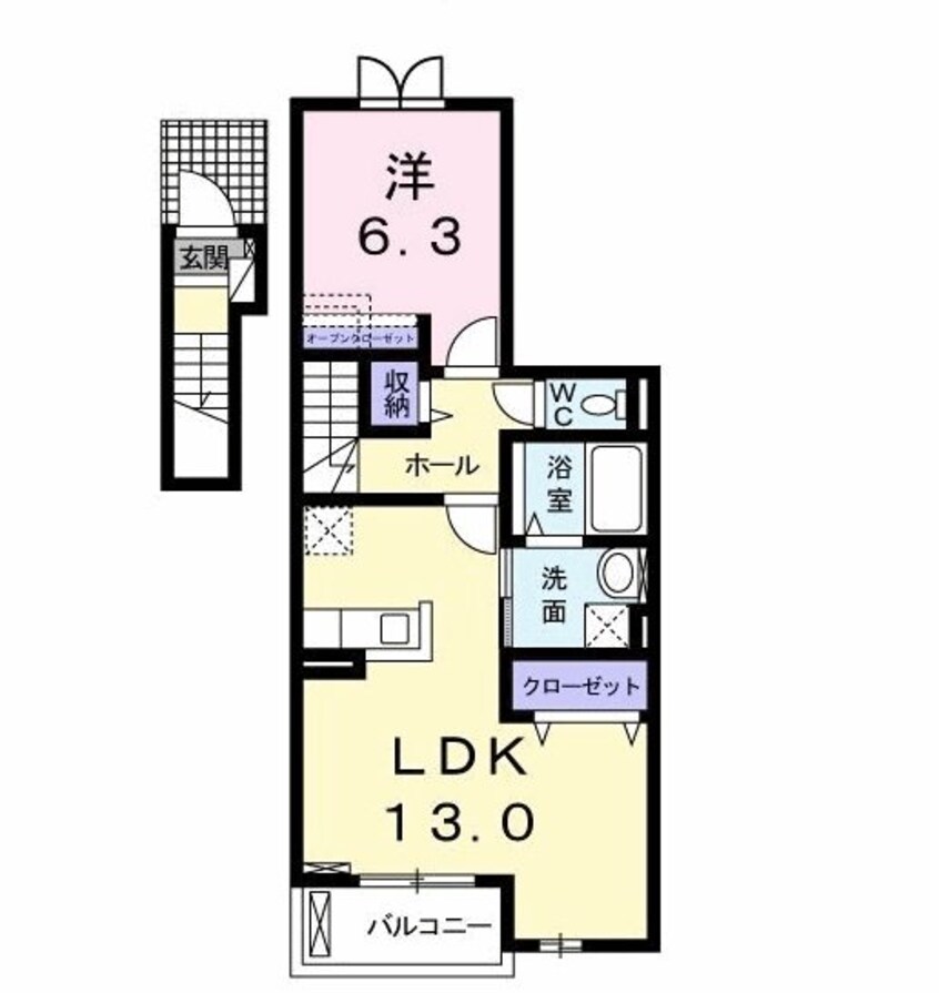 間取図 グラン　ヒル　山荘