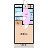 メゾンパンセ 1Kの間取り