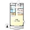 グリーンコート 1Kの間取り