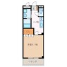 モンフレールｉ 1Kの間取り