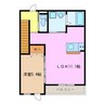 グレーシア 1LDKの間取り