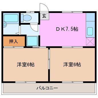 間取図 福嶋ハイツ