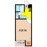グランコート名張 1Kの間取り