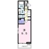 シャルマン 1Kの間取り