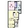 ナルド 1LDKの間取り