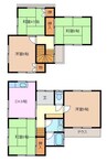 つつじヶ丘南８番邸 5DKの間取り