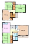 つつじヶ丘南８番邸 5DKの間取り