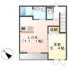 グレーシア 1LDKの間取り