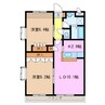 House Of Azalea 2LDKの間取り