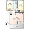 パルディアＨＭ 2LDKの間取り