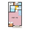 グレイスコート 1Rの間取り
