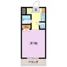 サンマリノ 1Kの間取り