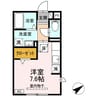 ソシア　ヴィルヌーヴ　A 1Rの間取り