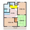 グリーンハイツ 3DKの間取り