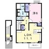 ベルオーブ　Ⅳ 1LDKの間取り